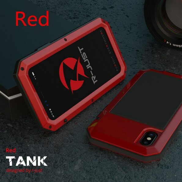 EdgeSafe | iPhone Case – Slim Shockproof Cover Rot Decorique.de