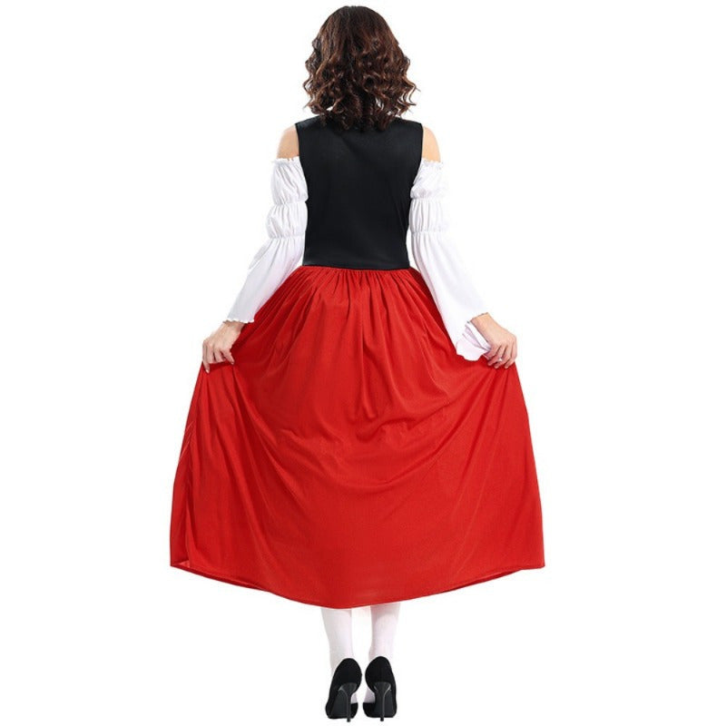 Burgzauber | Mittelalterliches Damenkleid – Traditioneller Bauernhausstil