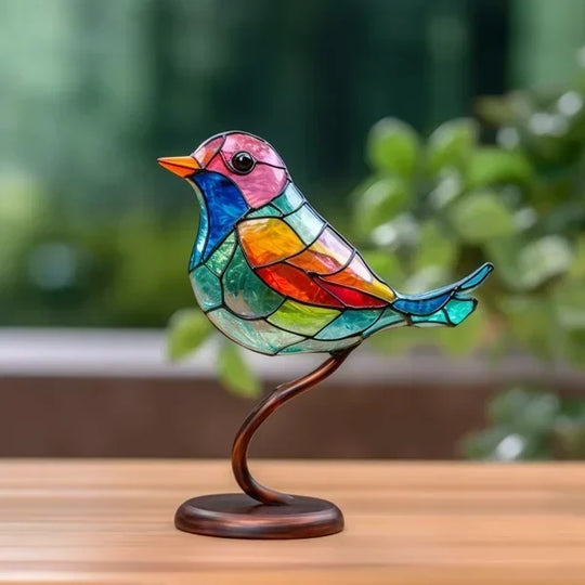 ArtVibe | Glas Vogel Figur – Stilvolle Deko & Ausdrucksstarke Farben
