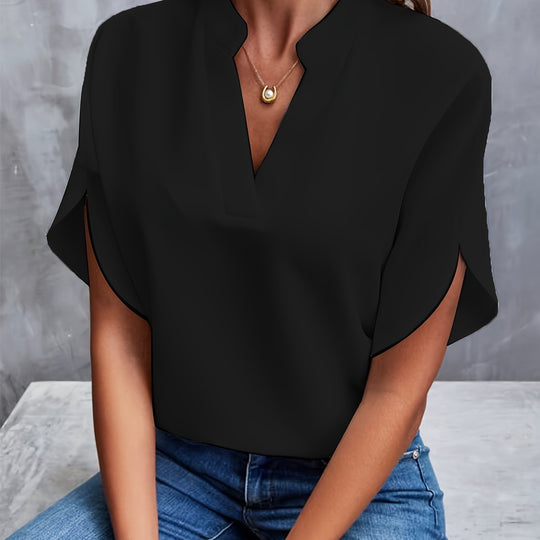 Eleanor | Stilvolle Bluse für jeden Anlass | Damen Schwarz Decorique.de