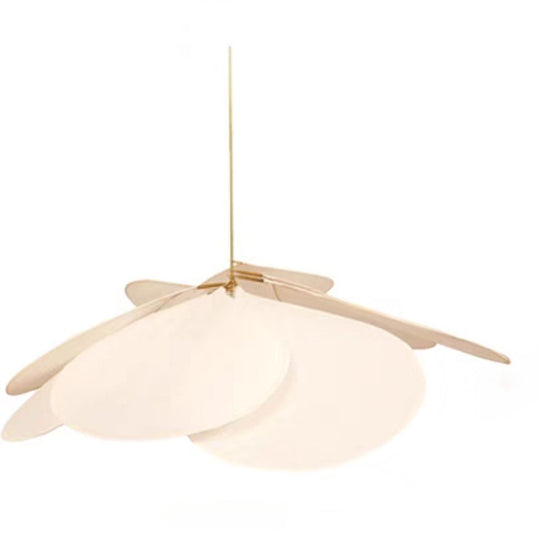 ElegaBloom | Blumenblatt-Lampe für moderne Wohnwelten Beige Decorique.de