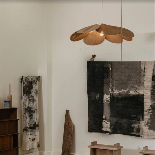 ElegaBloom | Blumenblatt-Lampe für moderne Wohnwelten Kaffee Decorique.de