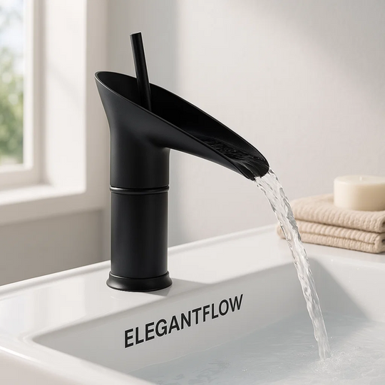 ElegantFlow | Luxuriöser Wasserhahn mit Wasserfall Decorique.de