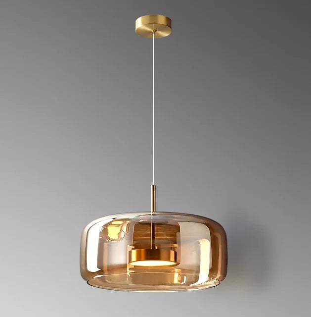 ElegantOrb | Glas Pendelleuchte Gold Decorique.de