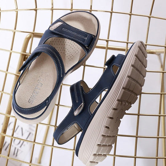 Eloise | Orthopädische Bungee-Sandalen | Damen blau Decorique.de