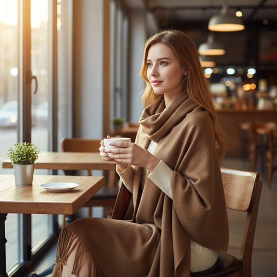 Elouise | Kaschmir Schal – Weich, Warm & Stilvolles Karomuster Decorique.de