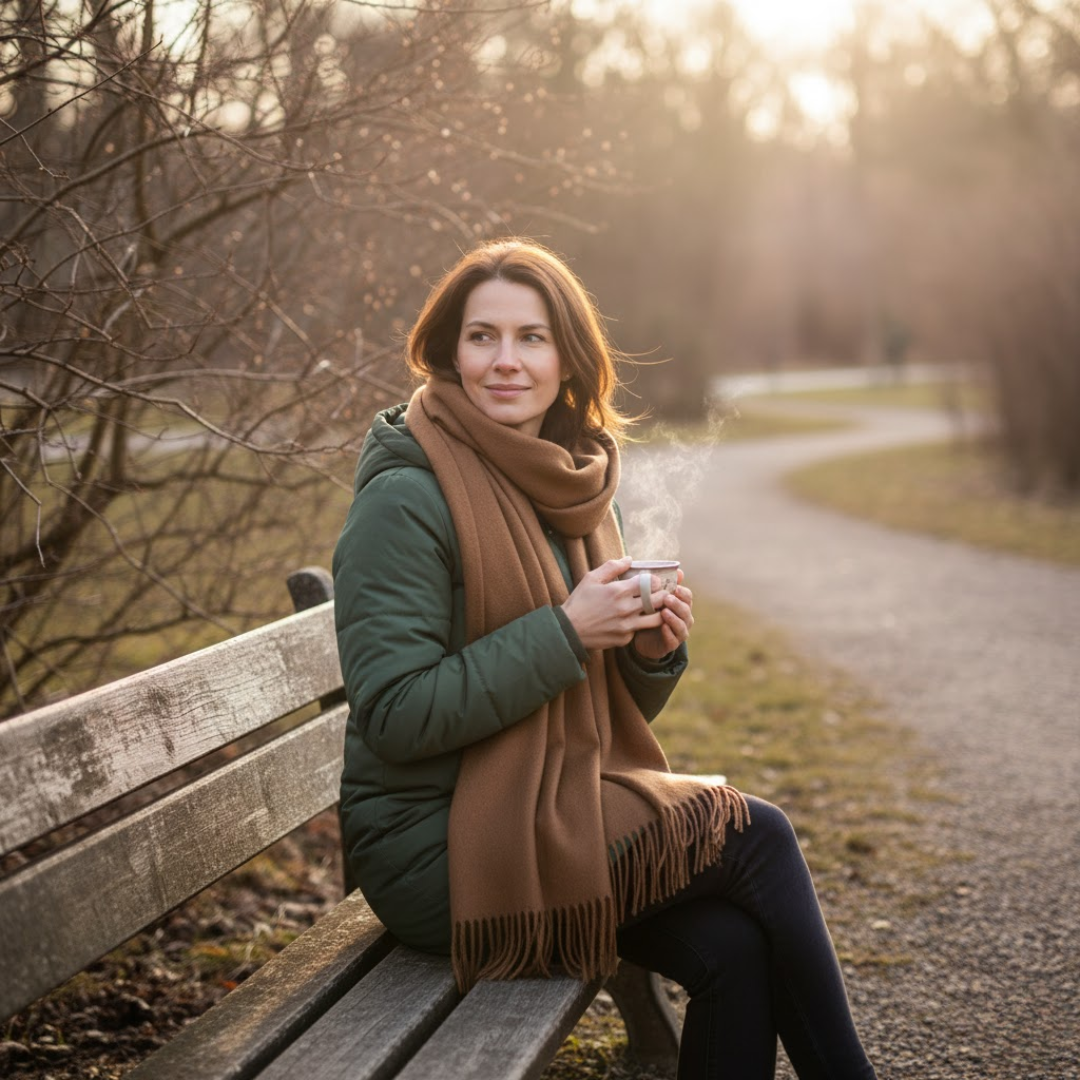 Elouise | Kaschmir Schal – Weich, Warm & Stilvolles Karomuster Decorique.de