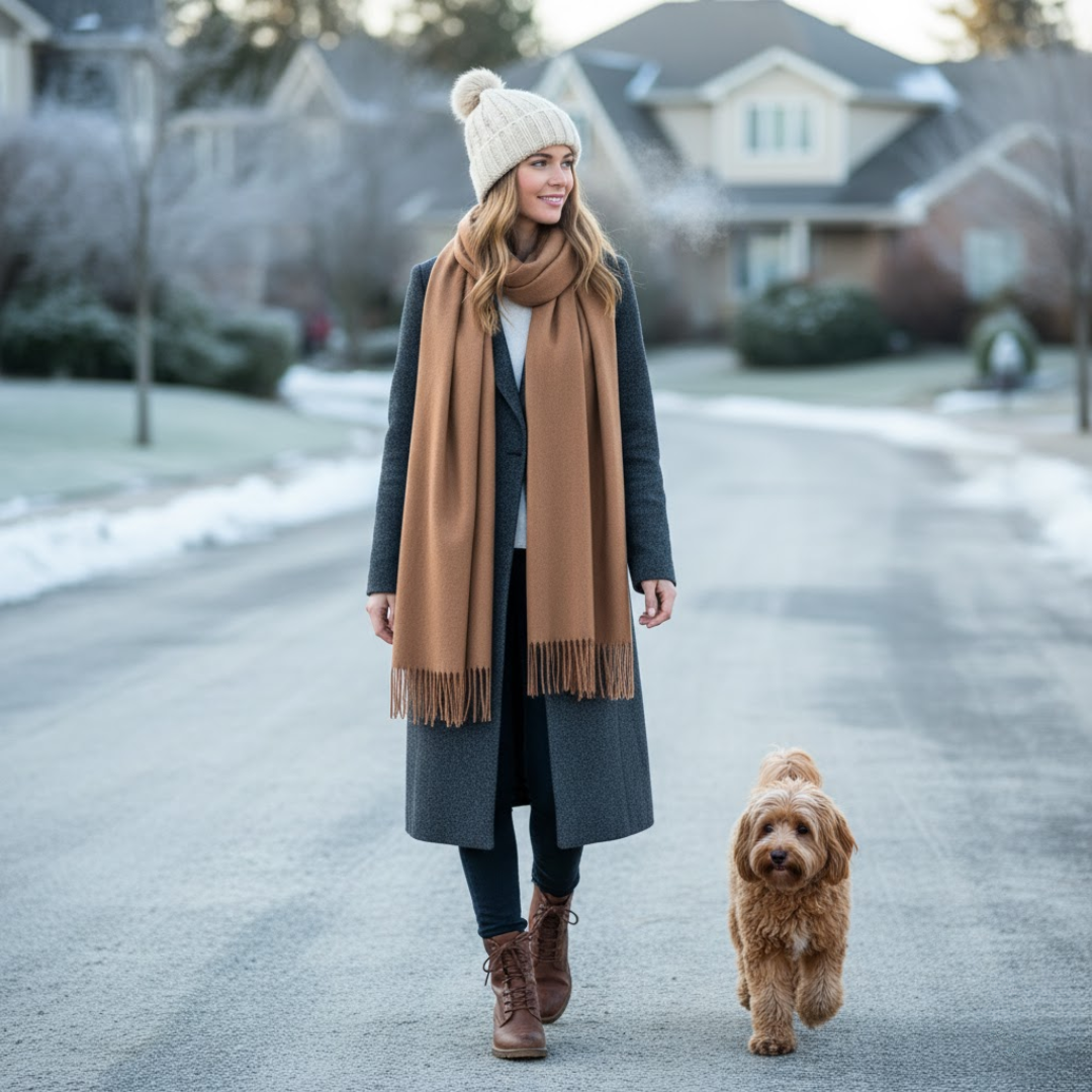 Elouise | Kaschmir Schal – Weich, Warm & Stilvolles Karomuster Decorique.de