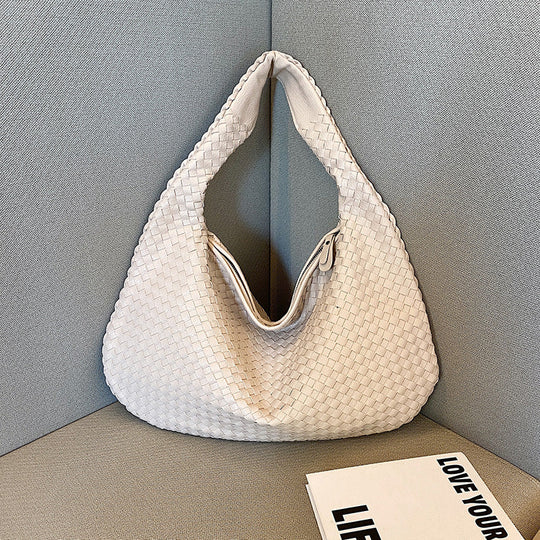 Elvira | Handtasche Geflochten stilvoll Beige Decorique.de
