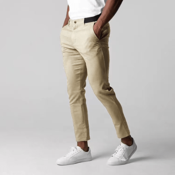 Emilio | Stretchige Skinny-Hose | Herren Khaki Decorique.de