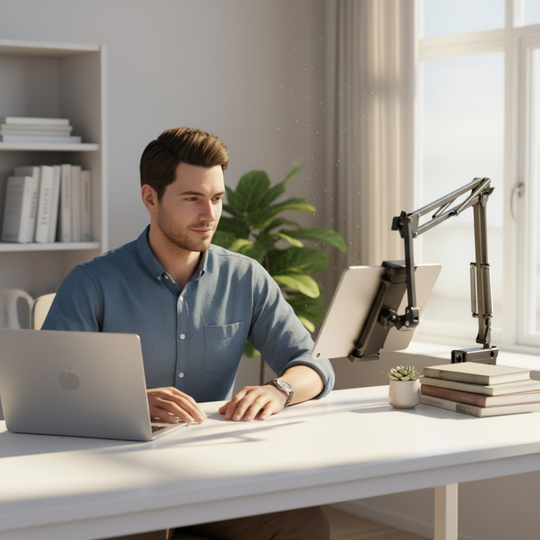 ErgoTab | Höhenverstellbarer Halter für Tablets bis 13 Zoll Decorique.de