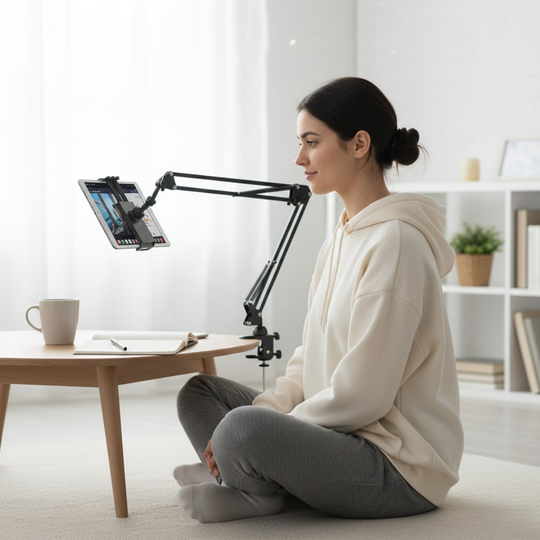 ErgoTab | Höhenverstellbarer Halter für Tablets bis 13 Zoll Decorique.de