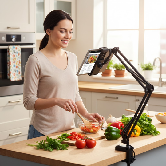 ErgoTab | Höhenverstellbarer Halter für Tablets bis 13 Zoll Decorique.de