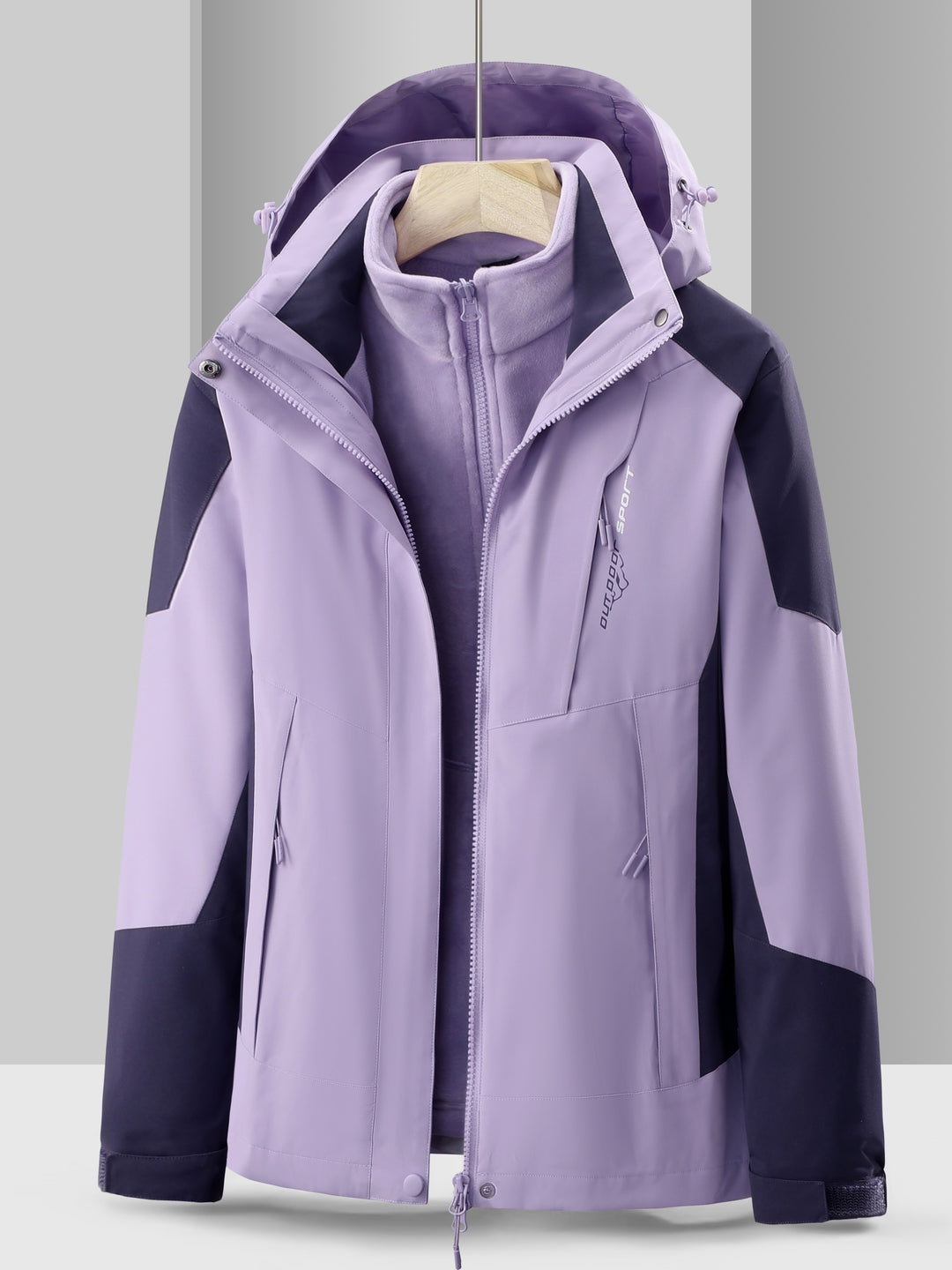 Erika | Damen Skijacke – 3-in-1 Design mit Innenfutter Decorique.de