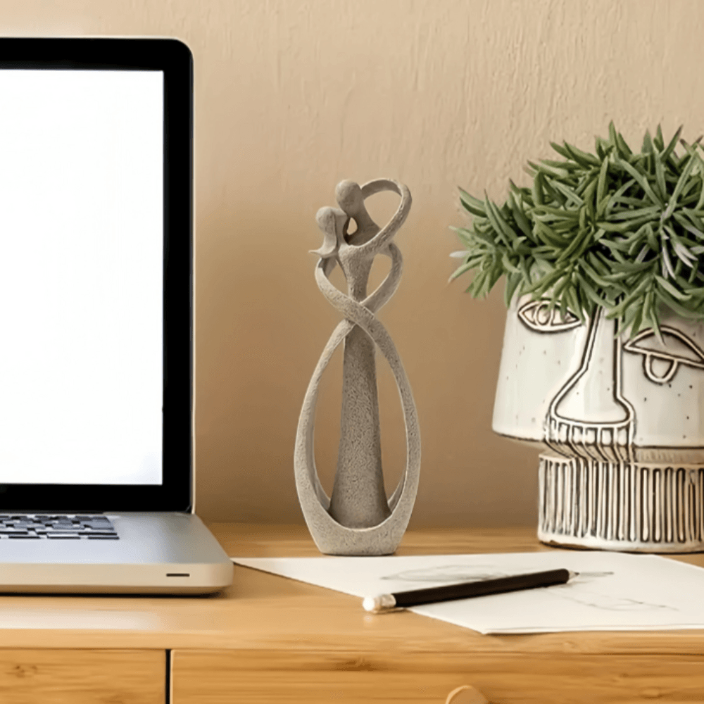 EternalAbstract | Abstrakte Skulptur zeitloser Liebe Decorique.de