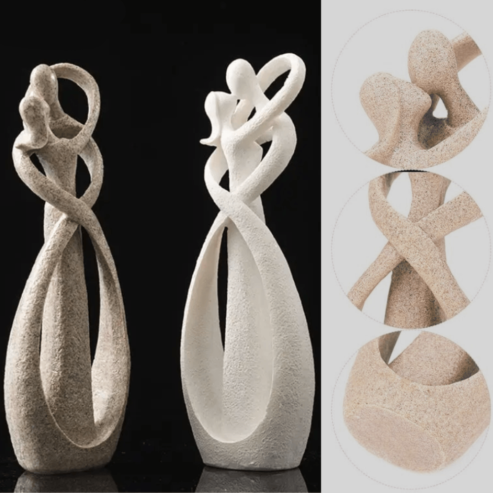 EternalAbstract | Abstrakte Skulptur zeitloser Liebe Decorique.de