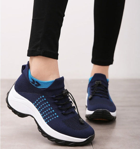 Everly | Orthopädische Komfort-Sneaker | Damen Blau Decorique.de