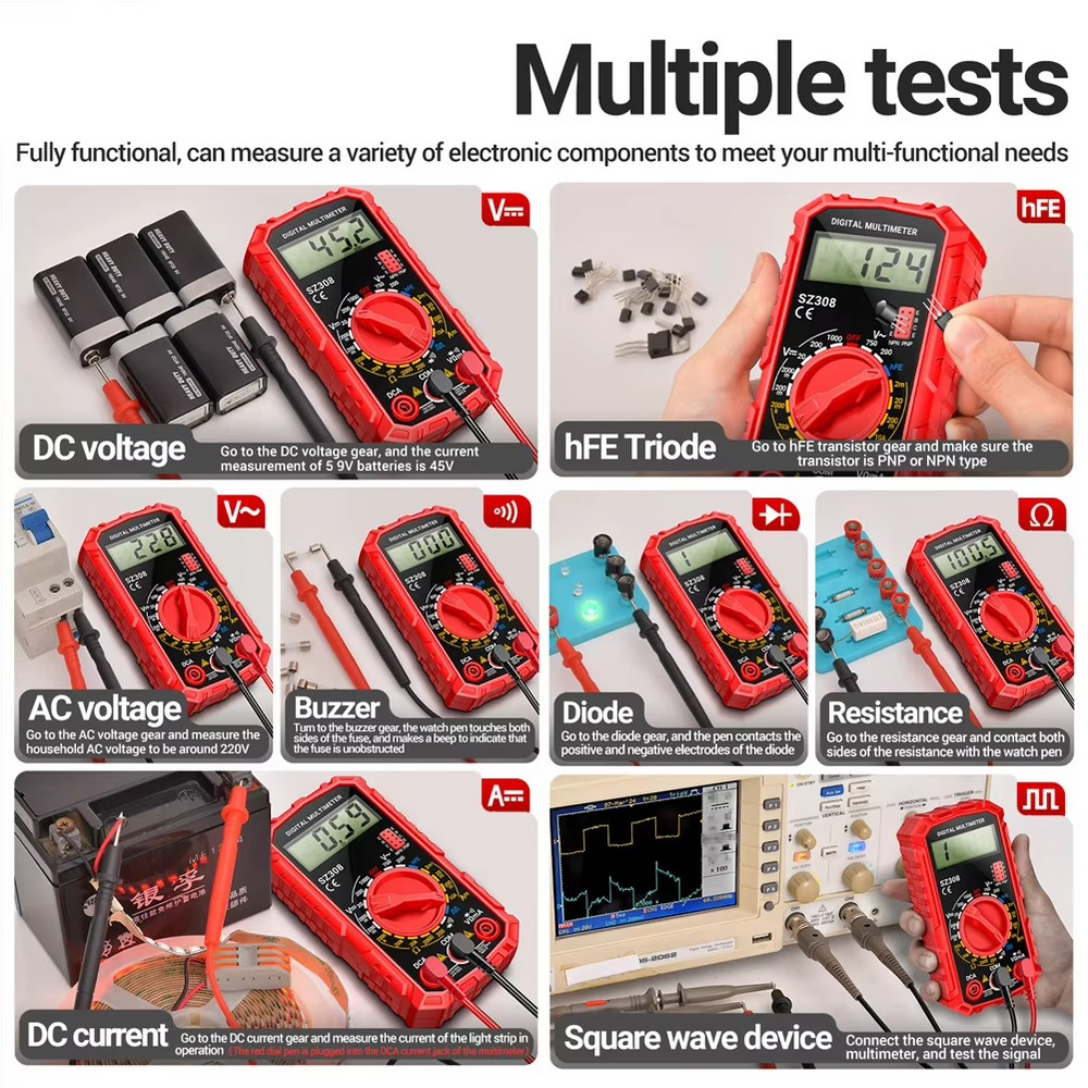 ExactVolt | Elektrisches Testkit mit digitalem Multimeter Decorique.de