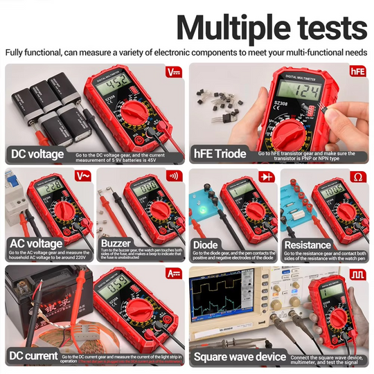 ExactVolt | Elektrisches Testkit mit digitalem Multimeter Decorique.de