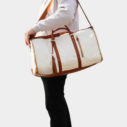 ExploreEase | Tragbare & Luxus-Reisetasche Beige Decorique.de