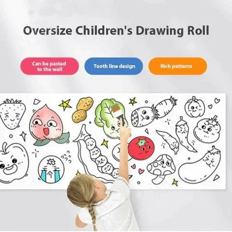 ColorGrow | Lern-Wandaufkleber für kreative Kinderhände