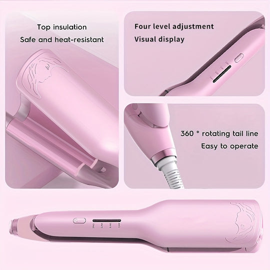 VelvetWave | 2-Barrel Welleneisen für sanfte & tiefe Locken