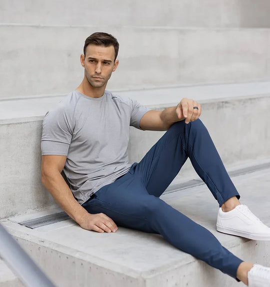 Nathan | Elegante Stretch-Hose | Herrenmode