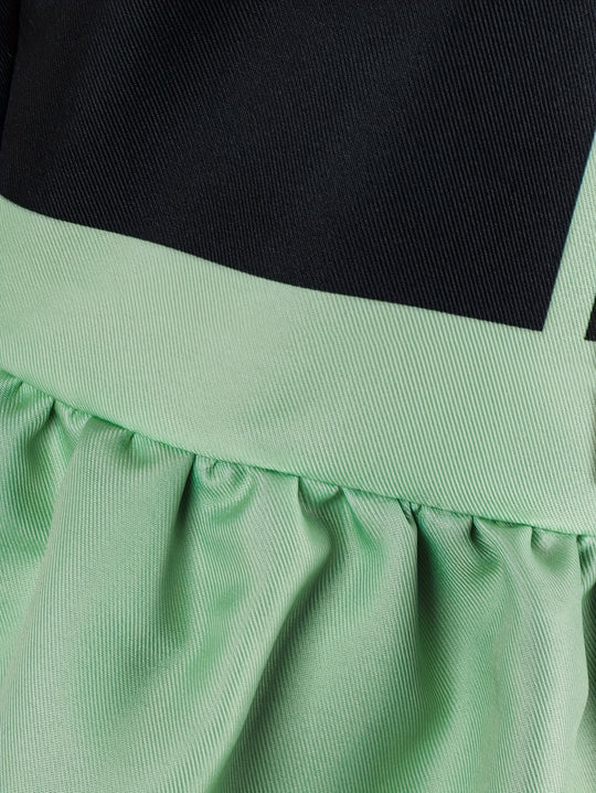 Alpenfee | Mädchen-Dirndlkleid – Bayerischer Maid-Look in Grün und Weiß