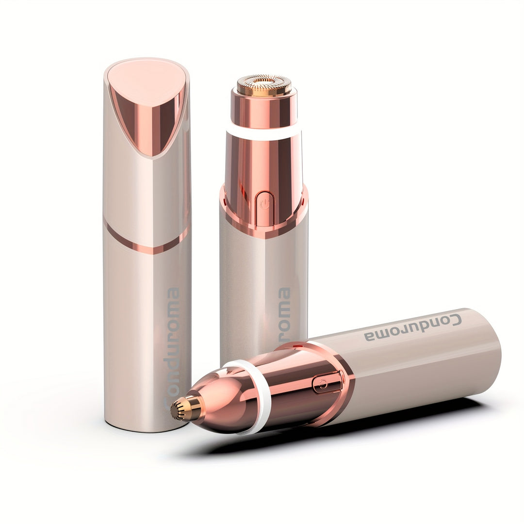 FaceFlick | 2-in-1 Augenbrauen- & Gesichtstrimmer - Präzise & USB aufladbar Decorique.de