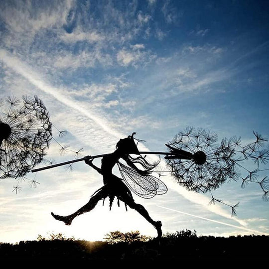 FairyBloom | Feenfigur – Feine Drahtdetails & Für den Außenbereich geeignet Decorique.de