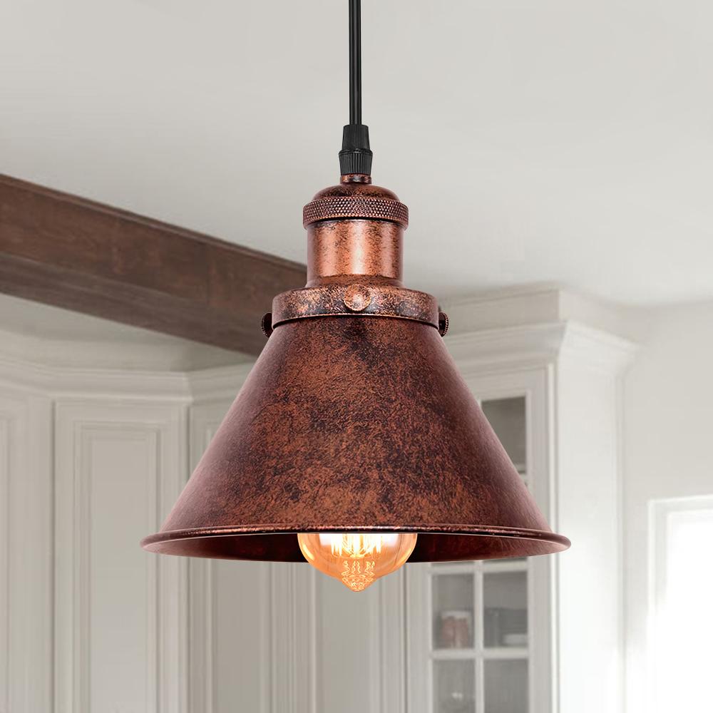 CopperDome | Industrielle Vintage-Antik-Kupfer-Pendelleuchte