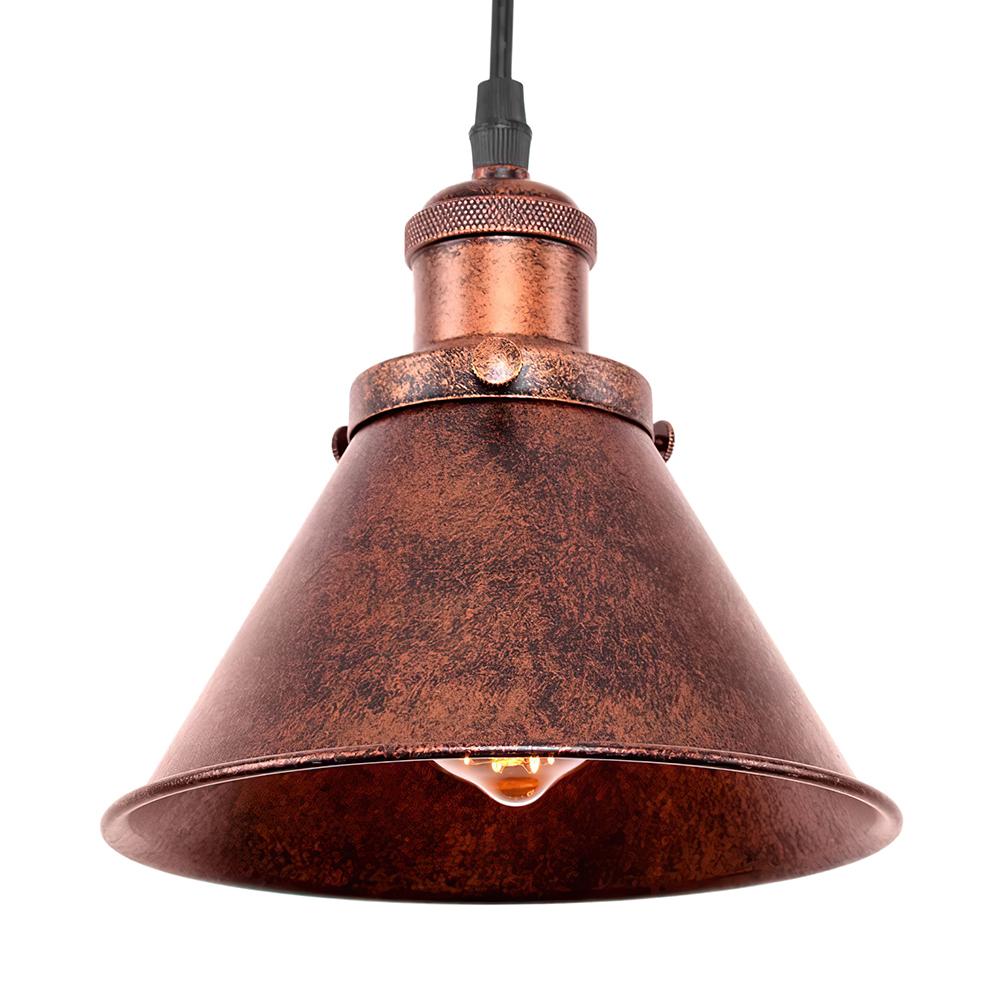 CopperDome | Industrielle Vintage-Antik-Kupfer-Pendelleuchte