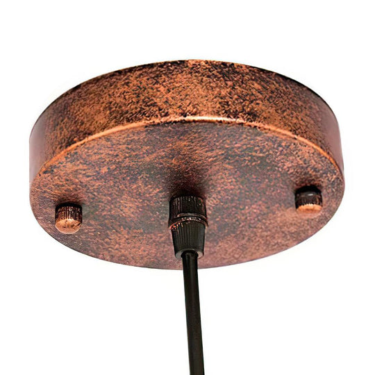 CopperDome | Industrielle Vintage-Antik-Kupfer-Pendelleuchte