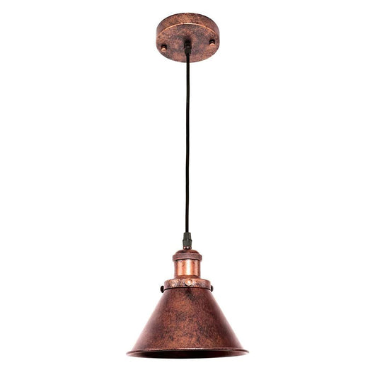 CopperDome | Industrielle Vintage-Antik-Kupfer-Pendelleuchte
