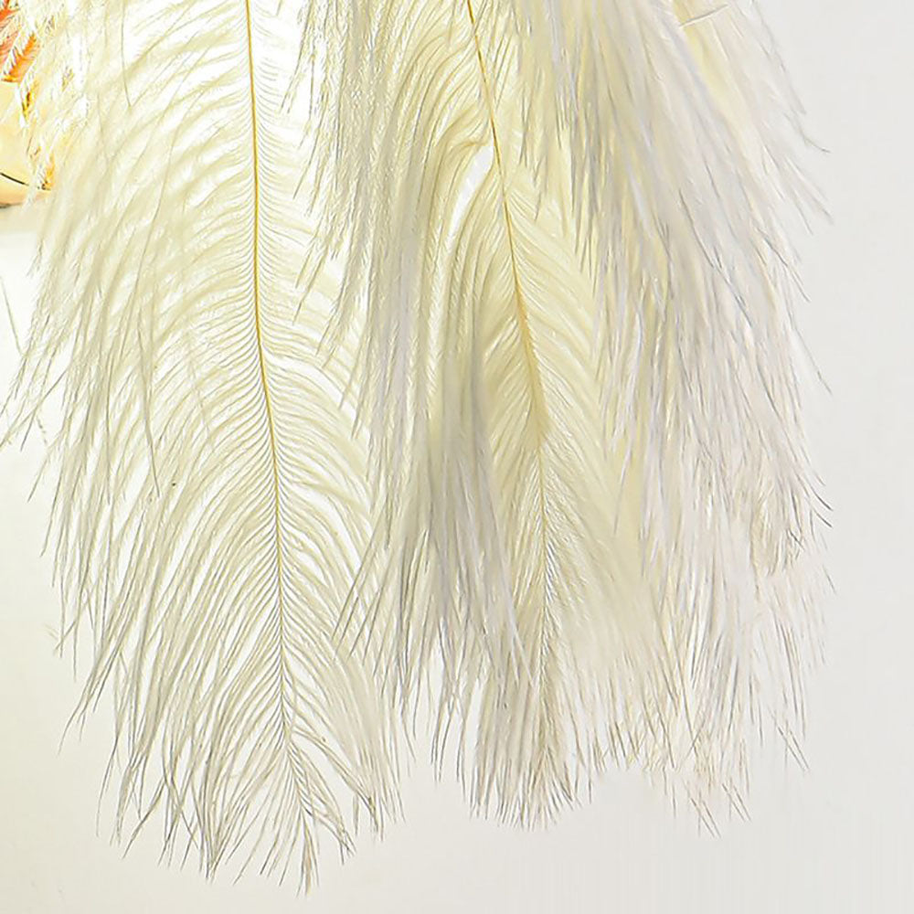 FeatherShine | Elegante LED-Feder-Wandleuchte Decorique