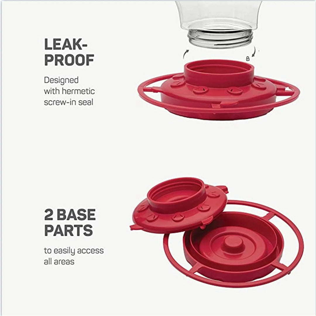 FeatherSip | Aufhängbarer bienensicherer Kolibrifutterspender mit Sitzplatz Decorique.de