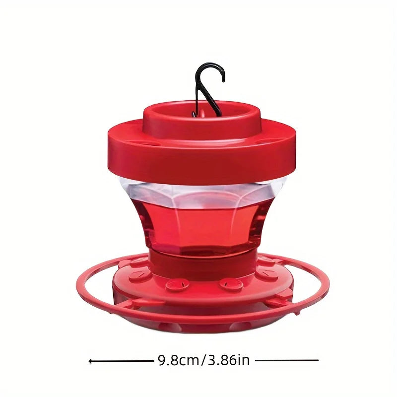 FeatherSip | Aufhängbarer bienensicherer Kolibrifutterspender mit Sitzplatz Decorique.de