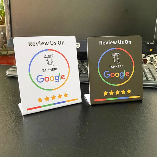 FeedbackFlow | NFC Bewertungskarte – Google-Kundenbewertungen steigern Decorique.de