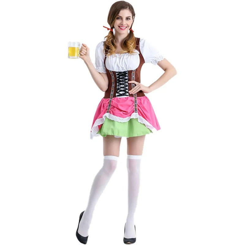 FestDress | Traditionelles Oktoberfest-Damenkostüm Rosa B Decorique.de