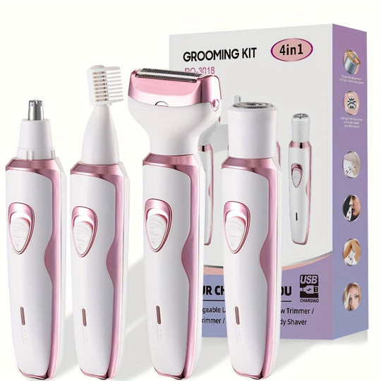 SoftSilk | Rasierer für Frauen - Tragbar, wiederaufladbar und sanftes Grooming