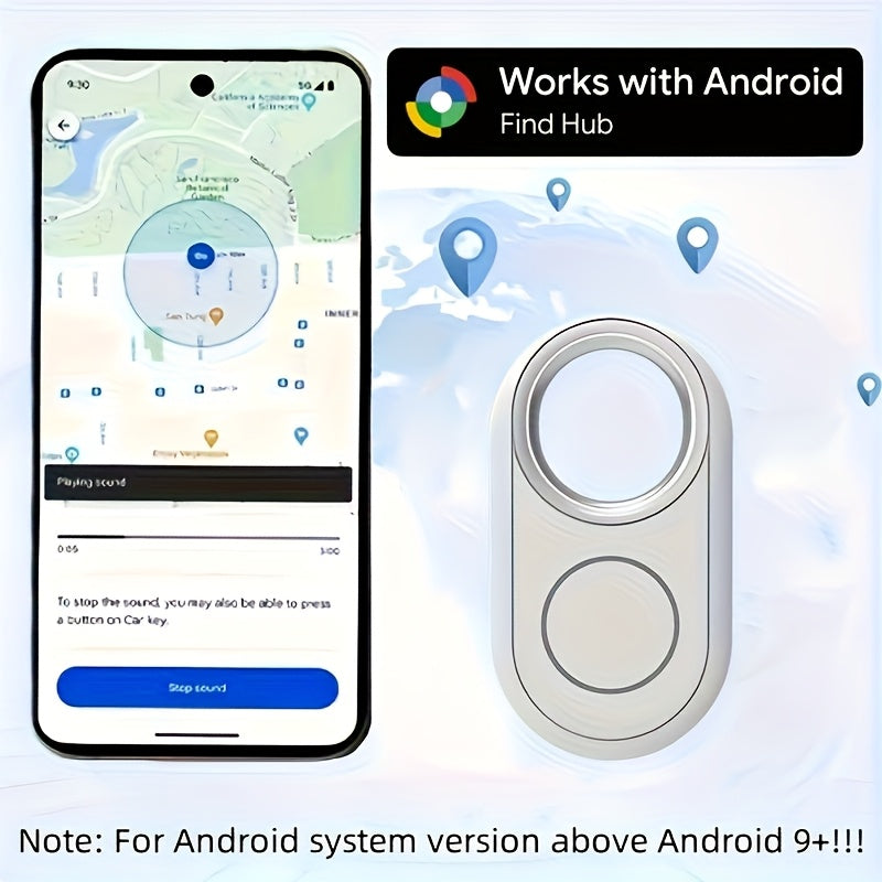 FindPro | Smart Bluetooth Tracker - Weltweite Anti-Verlust-Warnungen Weiß Decorique.de