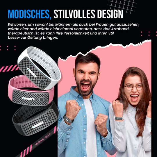 FitBand | Innovatives Ultraschall-Körperform Armband Decorique.de