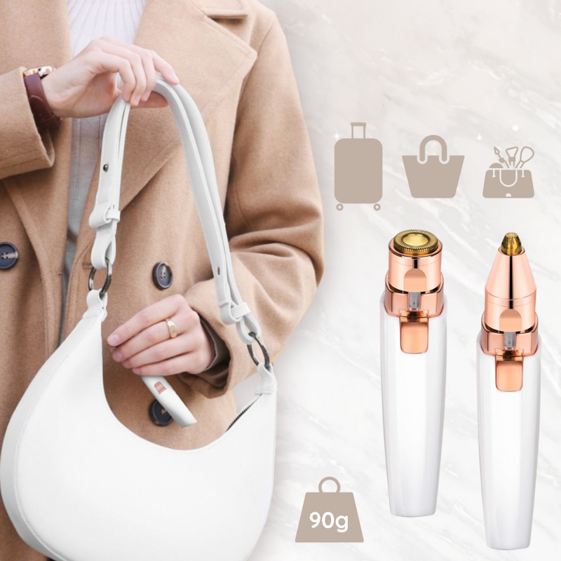 FlawlessBrow | Doppelschneider für Augenbrauen & Gesicht im weißen Design Decorique.de