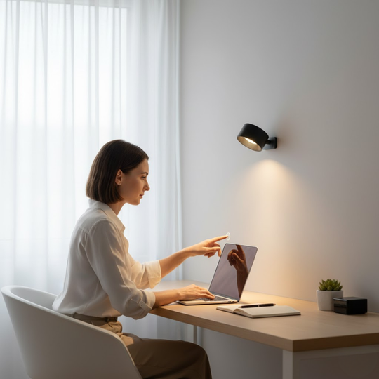 Flexilight | Kabellose wiederaufladbare 360°-Wandleuchte Decorique.de