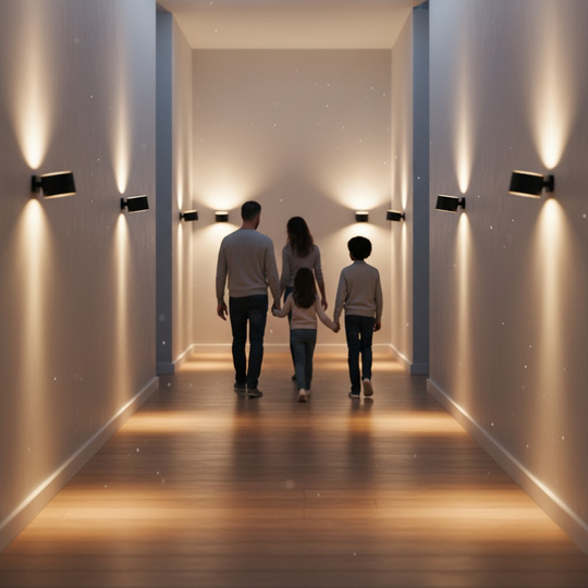 Flexilight | Kabellose wiederaufladbare 360°-Wandleuchte Decorique.de