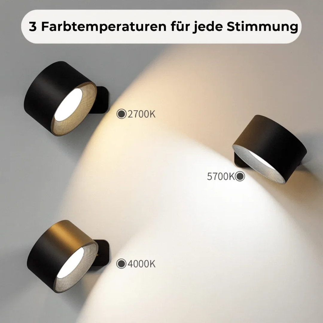 Flexilight | Kabellose wiederaufladbare 360°-Wandleuchte Decorique.de