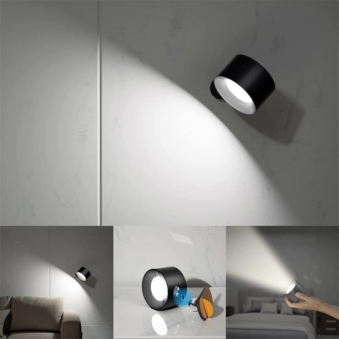 Flexilight | Kabellose wiederaufladbare 360°-Wandleuchte Decorique.de