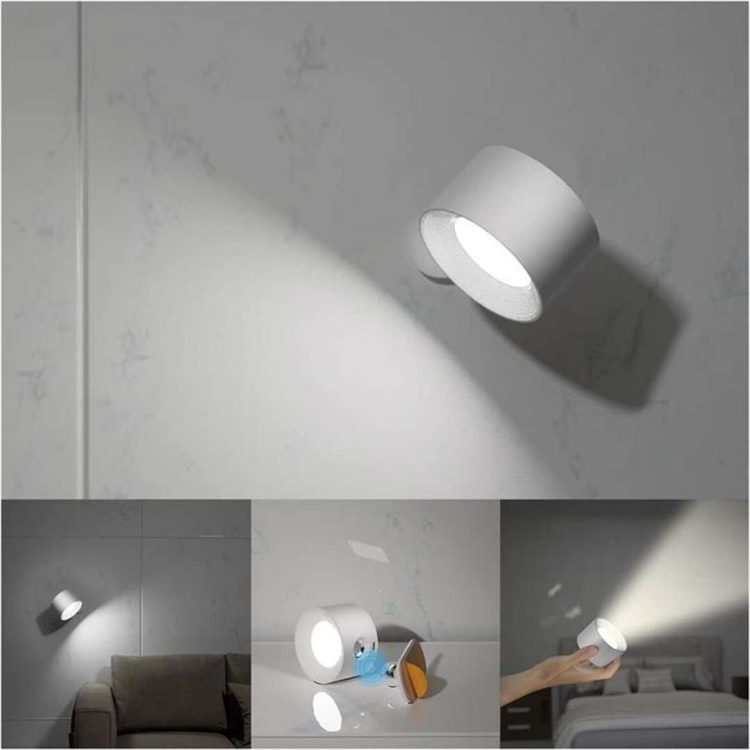 Flexilight | Kabellose wiederaufladbare 360°-Wandleuchte Decorique.de