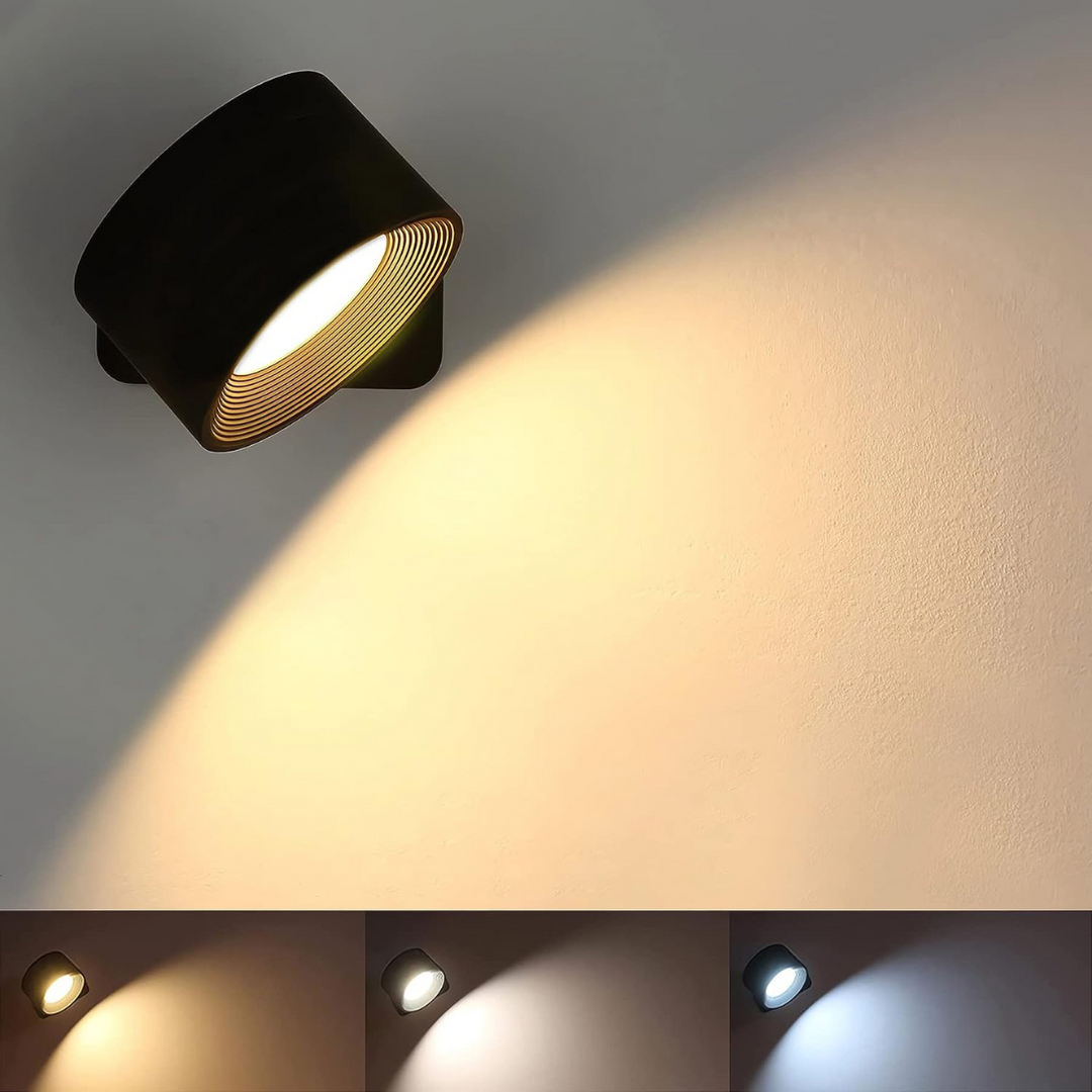 Flexilight | Kabellose wiederaufladbare 360°-Wandleuchte Decorique.de