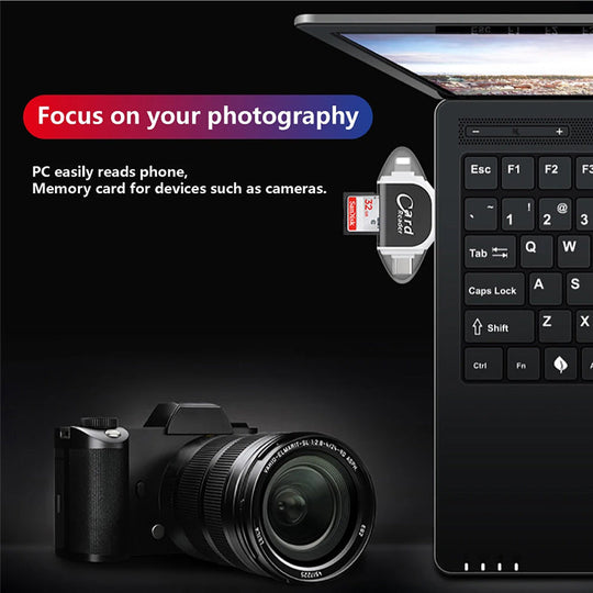 FlexiPort | 4-in-1 Kartenadapter – Für iPhone, Android & Laptop Decorique.de